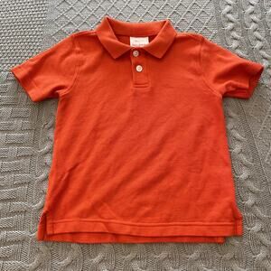 Hanna Andersson Orange "sunburst" Polo Shirt ~ 4